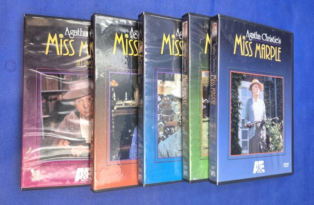 A&E Agatha Christie MISS MARPLE 5-DVD Set Joan Hickson